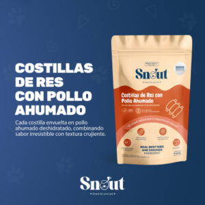 COSTILLA DE RES CON POLLO AHUMADO - SNOUT - Imagen 1