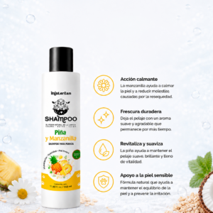 SHAMPOO PIÑA Y MANZANILLA - MISTERCAN