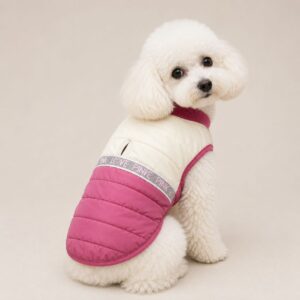 PINK AND WHITE VEST